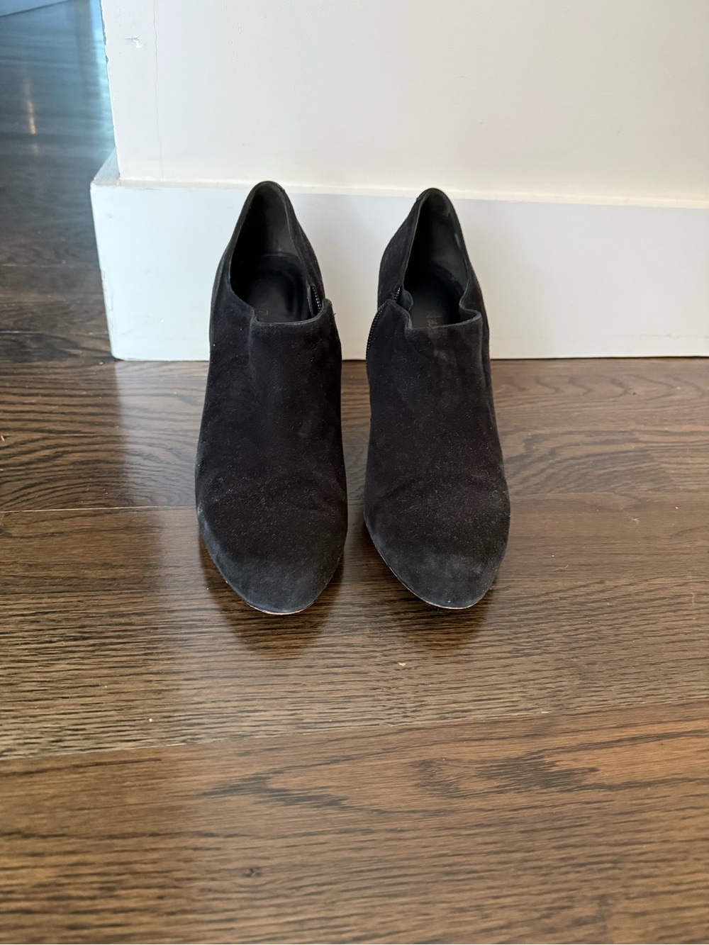 Cole Haan Black Suede Women's Ankle Booties